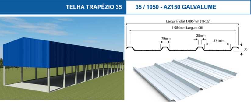 Telha Trapézio 35